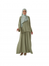 Azka Kurung Kedah Flair Sage Green