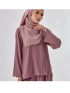 Azka Kurung Kedah Flair Mauve Purple