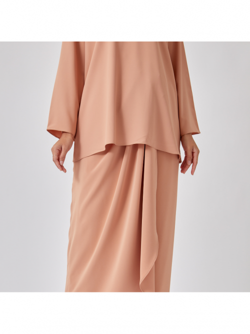 Petra Kurung Kedah Pareo Dusty Orange