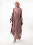 Auliya Tunic Set Rose Brown