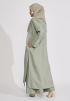 Jenna Women Cotton Linen Set Fern Green