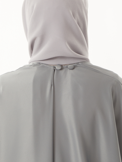 Rania Abaya Set 2.0 Silver Grey