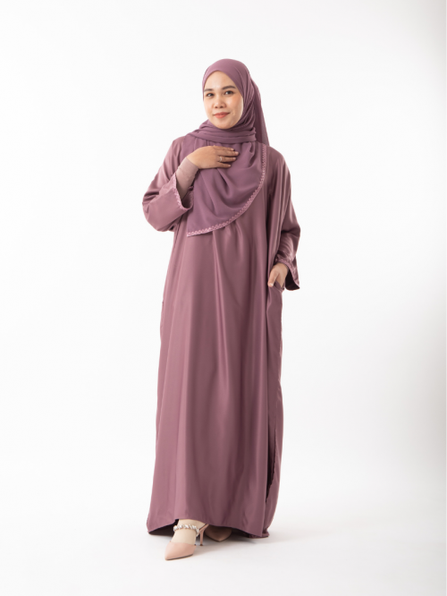 Rania Abaya Set 2.0 Mauve Purple