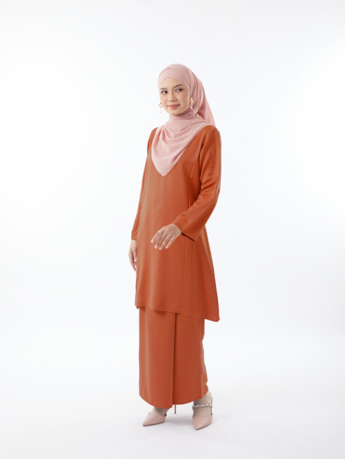 Azalea Kurung Pahang Brick Orange