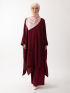 Auliya Tunic Set Maroon