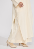 Jenna Women Cotton Linen Set Ivory White