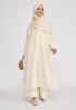 Jenna Women Cotton Linen Set Ivory White