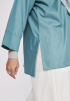 Ressa Cotton Wide Sleeves Blouse Teal Green