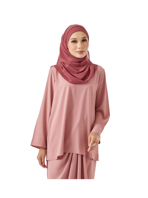 Petra Kurung Kedah Pareo Pink Blush