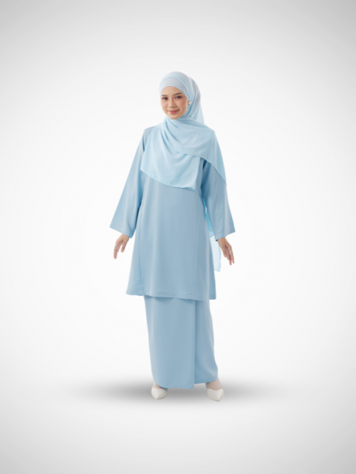 Azalea Kurung Pahang Steel Blue