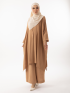 Auliya Tunic Set Latte Brown