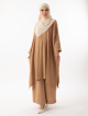 Auliya Tunic Set Latte Brown