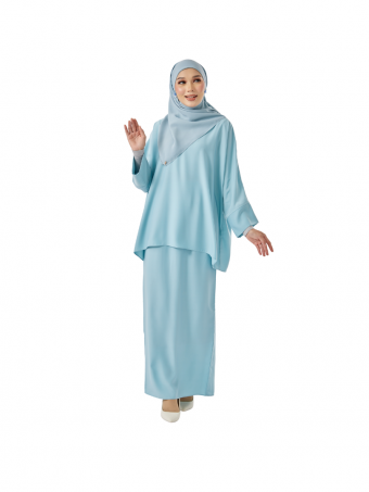 Emaan Kurung Kedah Ash Blue