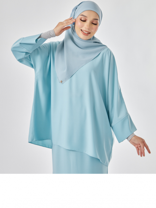 Emaan Kurung Kedah Ash Blue