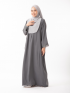 Adra Ironless Lounge Dress 2.0 Dark Grey