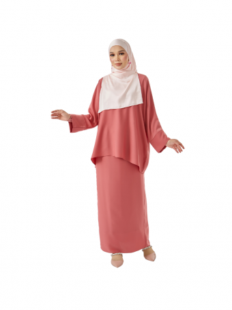 Emaan Kurung Kedah Rose Red