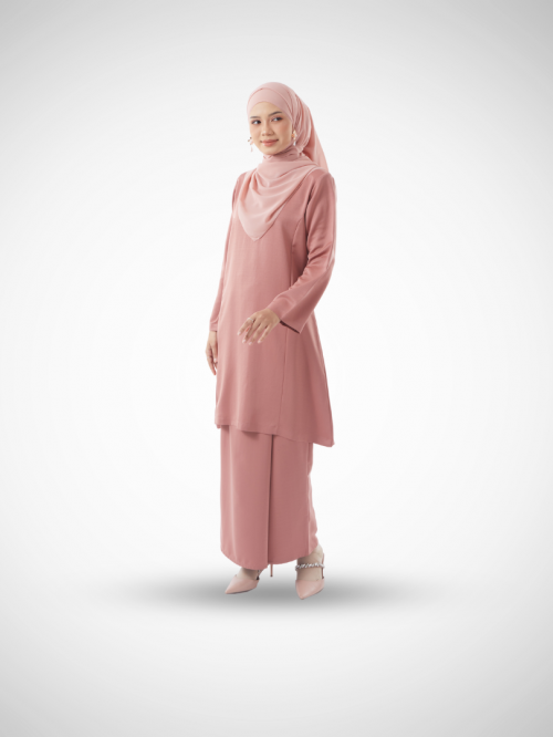 Azalea Kurung Pahang Dusty Pink