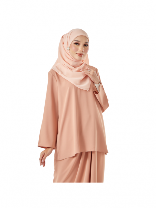 Petra Kurung Kedah Pareo Dusty Orange