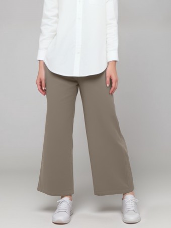 Fea Relaxed Straight Pants Light Brown